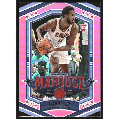2021-22 Panini Chronicles Pink #368 Evan Mobley/Marquee