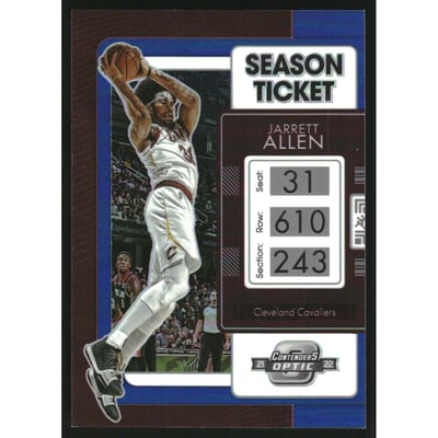 2021-22 Panini Contenders Optic Blue #43 Jarrett Allen
