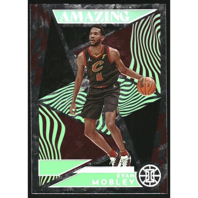 2021-22 Panini Illusions Amazing Emerald #3 Evan Mobley