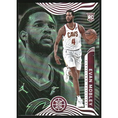2021-22 Panini Illusions Trophy Collection Emerald #153 Evan Mobley
