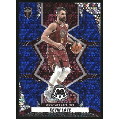 2021-22 Panini Mosaic Mosaic Fast Break Blue #126 Kevin Love