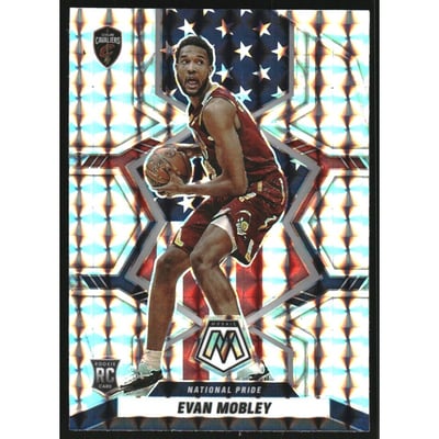 2021-22 Panini Mosaic Mosaic #258 Evan Mobley NP