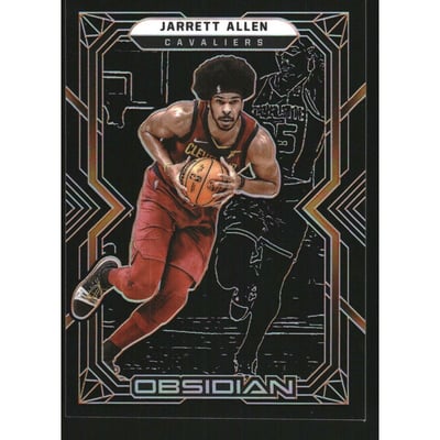 2021-22 Panini Obsidian Electric Etch Orange #100 Jarrett Allen
