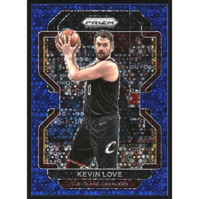 2021-22 Panini Prizm Prizms Fast Break Blue #115 Kevin Love