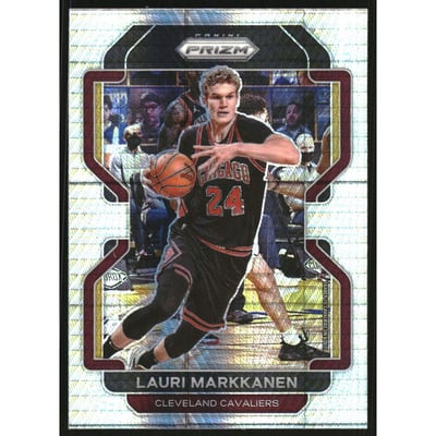 2021-22 Panini Prizm Prizms Hyper #86 Lauri Markkanen