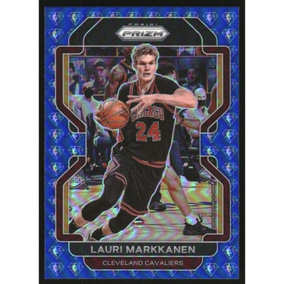 2021-22 Panini Prizm Prizms NBA 75th Anniversary #86 Lauri Markkanen
