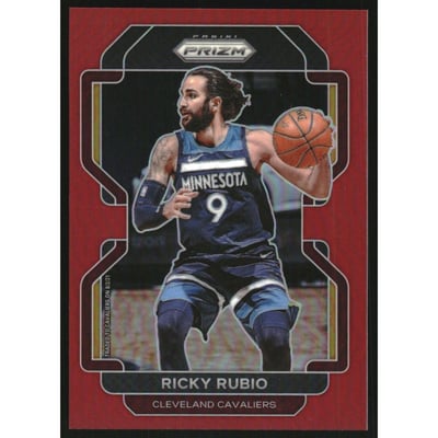 2021-22 Panini Prizm Prizms Red #96 Ricky Rubio