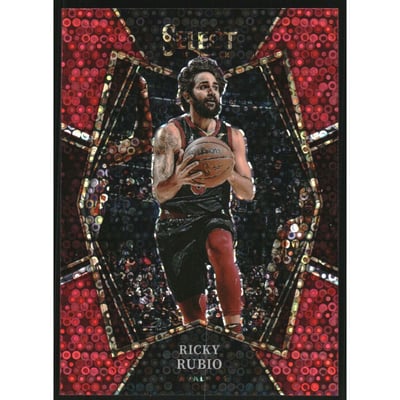 2021-22 Select Prizms Red Disco #169 Ricky Rubio