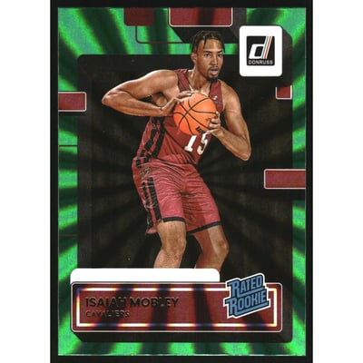 2022-23 Donruss Holo Green Laser #240 Isaiah Mobley RR