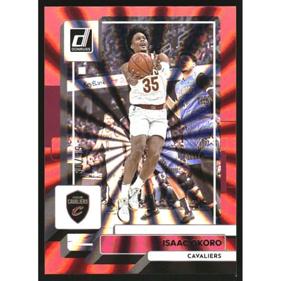 2022-23 Donruss Holo Red Laser #39 Isaac Okoro