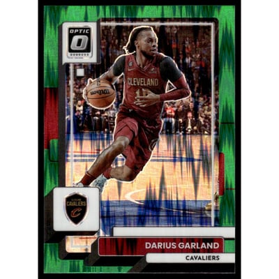 2022-23 Donruss Optic Green Shock #98 Darius Garland