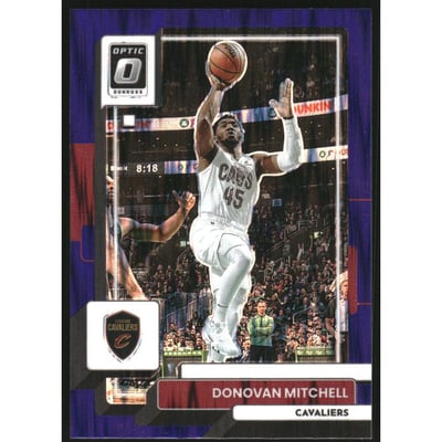 2022-23 Donruss Optic Purple Shock #72 Donovan Mitchell