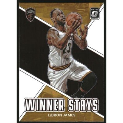 2022-23 Donruss Optic Winner Stays #2 LeBron James