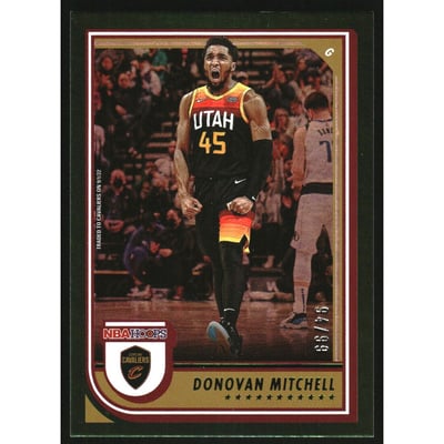 2022-23 Hoops Green #215 Donovan Mitchell