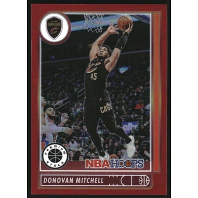 2022-23 Panini Chronicles Red #577 Donovan Mitchell/Hoops Premium Stock