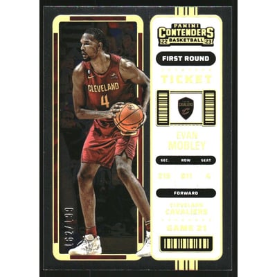 2022-23 Panini Contenders First Round Ticket #47 Evan Mobley