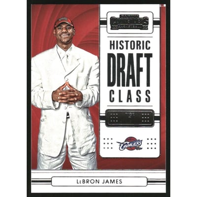 2022-23 Panini Contenders Historic Draft Class Contenders #20 LeBron James