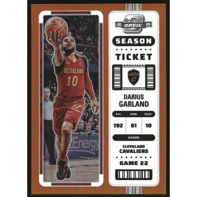2022-23 Panini Contenders Optic Orange #4 Darius Garland