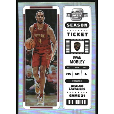 2022-23 Panini Contenders Optic Silver #19 Evan Mobley