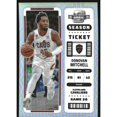 2022-23 Panini Contenders Optic Silver #22 Donovan Mitchell