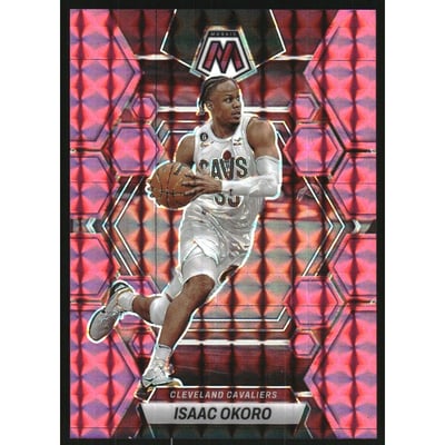 2022-23 Panini Mosaic Mosaic Pink #45 Isaac Okoro