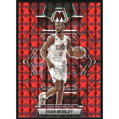 2022-23 Panini Mosaic Mosaic Red #85 Evan Mobley