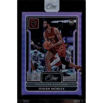 2022-23 Panini One and One Purple #108 Isaiah Mobley
