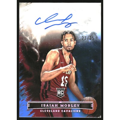 2022-23 Panini Origins Rookie Autographs Blue #36 Isaiah Mobley