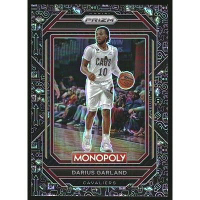 2022-23 Panini Prizm Monopoly Monopoly Black #16 Darius Garland