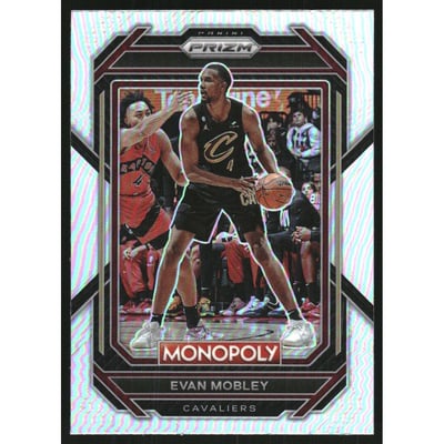 2022-23 Panini Prizm Monopoly Silver #17 Evan Mobley