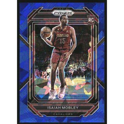 2022-23 Panini Prizm Prizms Blue Ice #252 Isaiah Mobley