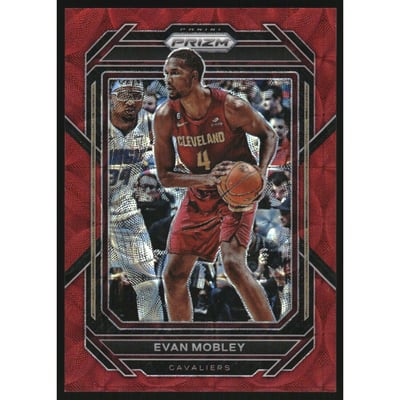 2022-23 Panini Prizm Prizms Choice Red #81 Evan Mobley