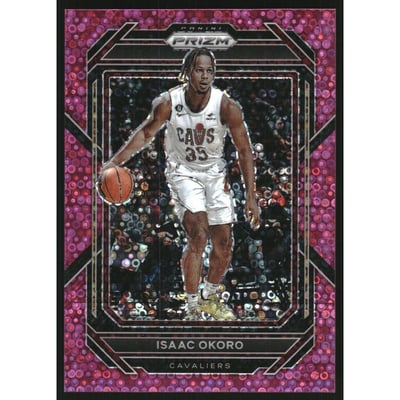 2022-23 Panini Prizm Prizms Fast Break Pink #78 Isaac Okoro