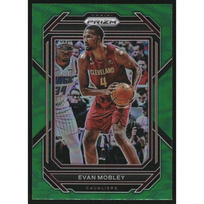 2022-23 Panini Prizm Prizms Green #81 Evan Mobley
