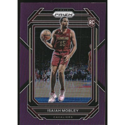 2022-23 Panini Prizm Prizms Purple #252 Isaiah Mobley