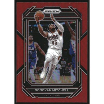 2022-23 Panini Prizm Prizms Red #66 Donovan Mitchell