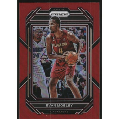 2022-23 Panini Prizm Prizms Red #81 Evan Mobley