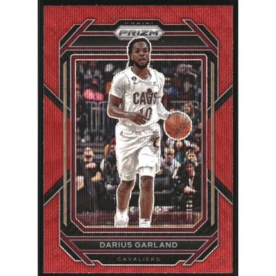 2022-23 Panini Prizm Prizms Ruby Wave #75 Darius Garland