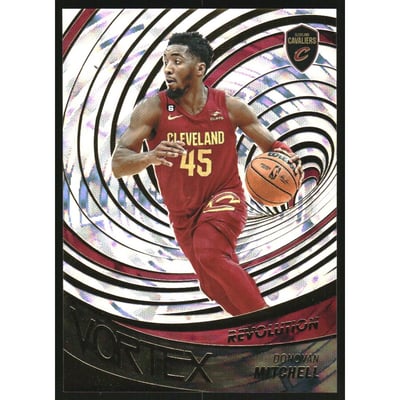 2022-23 Panini Revolution Vortex Fractal #29 Donovan Mitchell