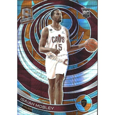 2022-23 Panini Spectra Asia Blue and Orange #162 Isaiah Mobley