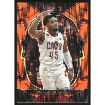 2022-23 Select Prizms Orange Flash #31 Donovan Mitchell