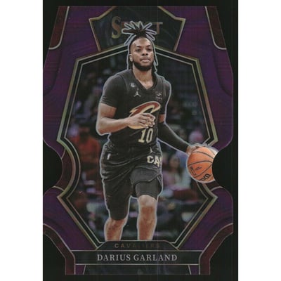 2022-23 Select Prizms Purple Die Cut #106 Darius Garland