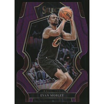 2022-23 Select Prizms Purple Die Cut #144 Evan Mobley
