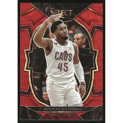 2022-23 Select Prizms Red Wave #31 Donovan Mitchell