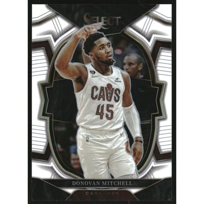 2022-23 Select Prizms White #31 Donovan Mitchell