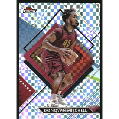 2023-24 Finest Checkerboard Refractors #211 Donovan Mitchell R