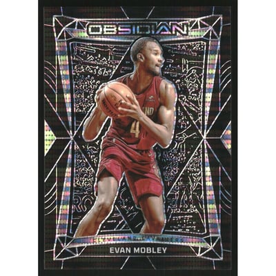 2023-24 Panini Obsidian Electric Etch International #74 Evan Mobley