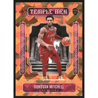 2023-24 Panini Phoenix Temple Men Phoenix Orange Ice #11 Donovan Mitchell