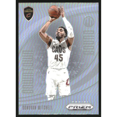 2023-24 Panini Prizm Deca Downtown Bound Prizms Silver #11 Donovan Mitchell