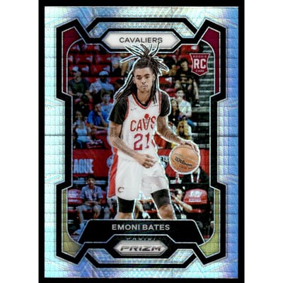 2023-24 Panini Prizm Prizms Hyper #169 Emoni Bates